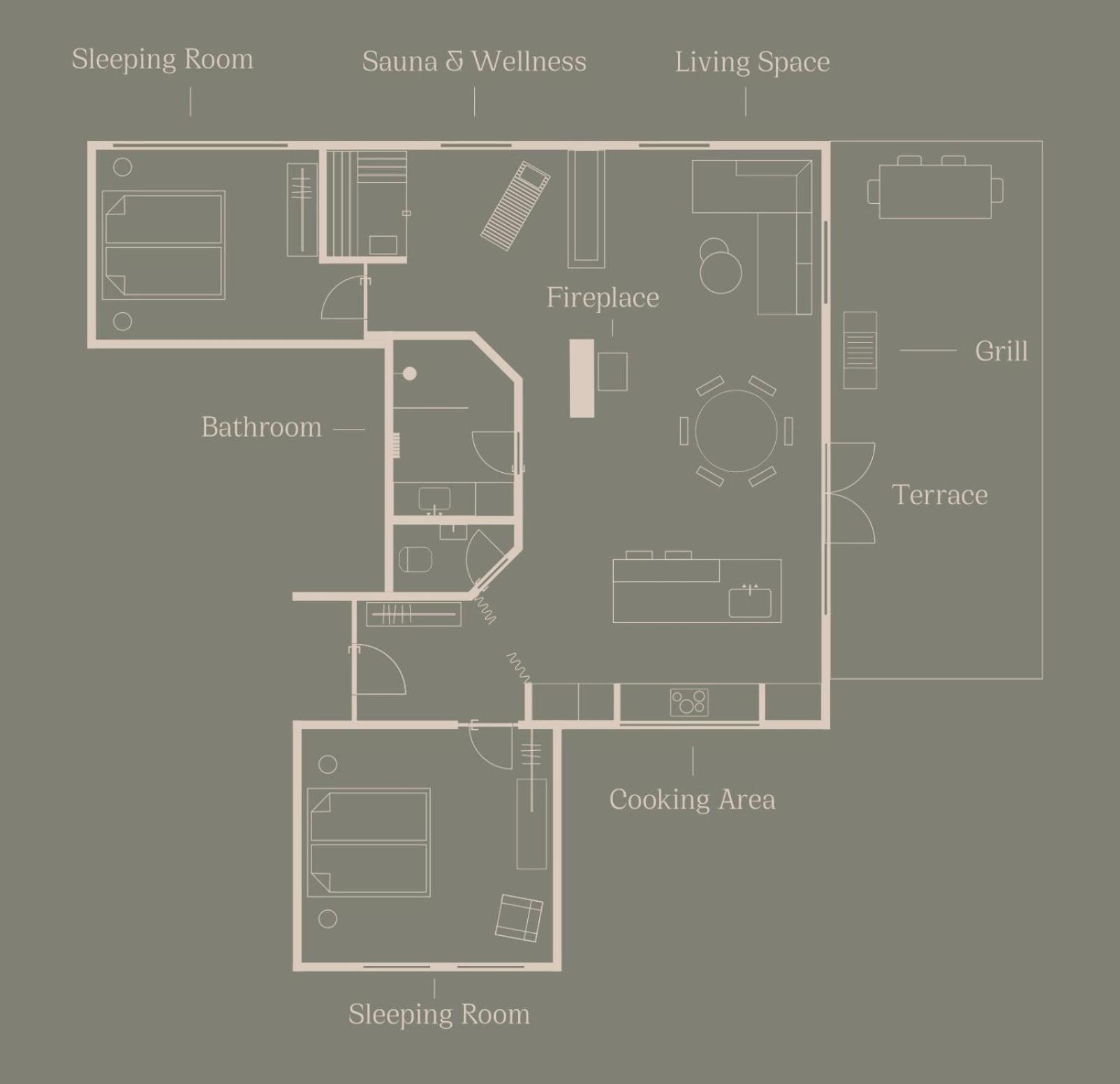 Außervillgraten Das Muehlmann Loft חדר תמונה