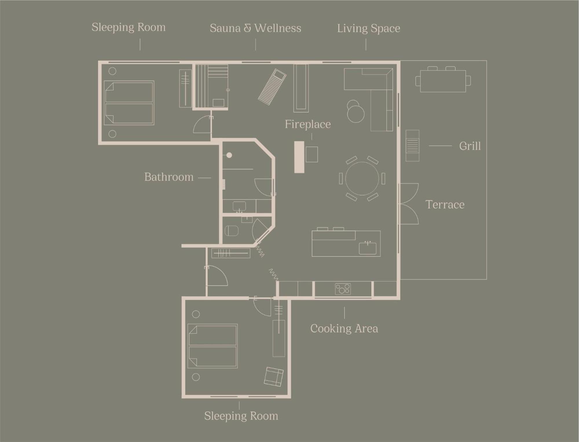 Außervillgraten Das Muehlmann Loft חדר תמונה